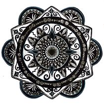 Mon projet du cours : L'art de dessiner des mandalas : créez des motifs géométriques. Un projet de Dessin et Illustration à l'encre de Clémence Hubert - 02.10.2021