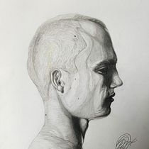 My project in Realistic Portrait with Graphite Pencil course. Traditional illustration, Fine Arts, Sketching, Pencil Drawing, Drawing, Portrait Drawing, Realistic Drawing, Artistic Drawing, and Figure Drawing project by igrek2004 - 10.02.2021