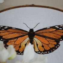 Mi Proyecto del curso: Técnicas de bordado realista. Traditional illustration, and Embroider project by malena campos oostdijk - 10.01.2021
