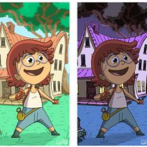 Meu projeto do curso: Design de personagens para animação com Photoshop. Animation, Character Design, and Character Animation project by claudiofurton - 10.01.2021