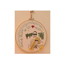 My project in Hair Embroidery Stitching Techniques course. Een project van Ontwerp van accessoires, Kostuumontwerp, Borduurwerk y Kleurentheorie van Paula Mučnjak - 01.09.2021