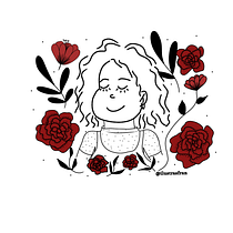 Meu projeto do curso: Retrato ilustrado com elementos botânicos. Un progetto di Illustrazione tradizionale, Illustrazione digitale, Illustrazione botanica e Disegno digitale di marcondes.fran - 02.10.2021