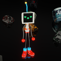 Mi Proyecto del curso: Introducción al diseño y modelado 3D con Blender. Een project van Motion Graphics, Ontwerp van personages, Productontwerp y  3D-modellering van Jose Punk - 01.10.2021