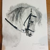 My project in Expressive Animal Portraits in Watercolor course. Un projet de Aquarelle de madison05 - 03.10.2021