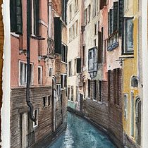 My project in Architectural Illustration with Watercolor course. Un projet de Illustration traditionnelle, Esquisse , Dessin, Aquarelle, Illustration architecturale , et Carnet de croquis de Annelies Veeze - 03.10.2021
