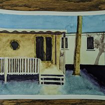 Mein Kursprojekt: Architektonische Darstellung mit Aquarell. Un projet de Illustration traditionnelle, Esquisse , Dessin, Aquarelle, Illustration architecturale , et Carnet de croquis de Claudia - 02.10.2021