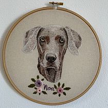 Mi Proyecto del curso: Needle painting para principiantes. Un proyecto de Bordado e Ilustración naturalista				 de Vidina Yánez - 03.10.2021