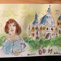 Mein Kursprojekt: Aquarellsketching: Drück deine Ideen aus . Traditional illustration, Sketching, Creativit, Drawing, Watercolor Painting, and Sketchbook project by joergbru73 - 10.03.2021