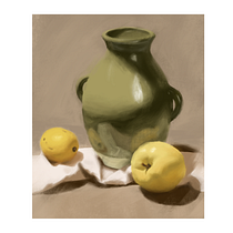 My project in Introduction to Digital Painting course. Projekt z dziedziny  Sztuki piękne,  Malarstwo, Ilustracja c, frowa, R, sunek c, frow, Malarstwo c i frowe użytkownika MozB - 02.10.2021