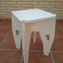 Mi Proyecto del curso: Introducción al diseño de mobiliario con router CNC. Un progetto di Design e creazione di mobili, Design industriale, Product design e Falegnameria  di Juanfran Poveda - 01.10.2021