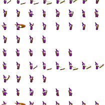 Mi Proyecto del curso: Animación de personajes en pixel art para videojuegos  - Mago Ein Projekt aus dem Bereich Animation von Figuren, Videospiele, Pixel Art und Videospielentwicklung von Ignacio Arjona Gil - 04.10.2021