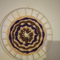 Mi Proyecto del curso: Tejido en telar circular. Decoração de interiores, Design de acessórios, e Tecido projeto de karinapazoscarro - 04.10.2021