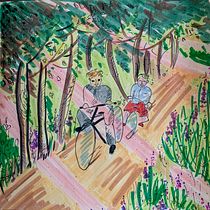 Mein Kursprojekt: Das Skizzenbuch als Erkundungsreise: Finde deinen Zeichenstil. Traditional illustration, Sketching, Creativit, Drawing, Watercolor Painting, Sketchbook, and Gouache Painting project by Svetlana - 10.04.2021