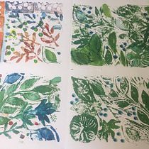 My project in Sketchbooking with Handmade Stamps course. Traditional illustration, Pattern Design, Printing, Sketchbook, and Engraving project by Margaret Phillips - 10.04.2021