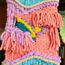 Mi Proyecto del curso: Tejido de tapices en telar de alto lizo. Fiber Arts, Arts, Crafts, and Decoration project by Ana Alonzo - 10.04.2021