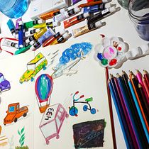 Mi Proyecto del curso: Técnicas de ilustración para desbloquear tu creatividad. Design, Traditional illustration, Fine Arts, Painting, Creativit, Creating with Kids, and Sketchbook project by Merce Majo - 10.05.2021