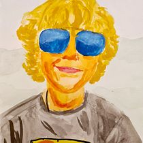 Mi Proyecto del curso: Retrato artístico en acuarela. Fine Arts, Painting, Watercolor Painting, and Portrait Drawing project by Alfonso Aranda - 09.29.2021