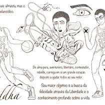 Meu projeto do curso: Criação de personagens de mangá. Traditional illustration, Character Design, Comic, and Manga project by Rodrigo Mello - 10.24.2021