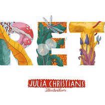 My project in Children’s Illustration: Create Decorative Letters course. Lettering, Digital Illustration, Children's Illustration, and Narrative project by Julia Christians - 10.06.2021
