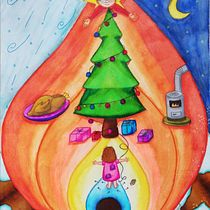 My project in Illustration Techniques to Unlock your Creativity course. Design, Traditional illustration, Fine Arts, Painting, Creativit, Creating with Kids, and Sketchbook project by Pınar Acaroğlu Topaloğlu - 10.06.2021