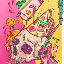 Mon projet du cours : Illustration numérique appliquée aux produits. Design gráfico, Ilustração digital e Ilustração tradicional projeto de manza_april - 06.10.2021