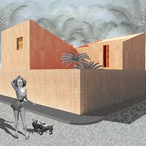 Mi Proyecto del curso: Representación gráfica de proyectos arquitectónicos. Un projet de Architecture, Design graphique, Architecture d'intérieur, Design d'intérieur, Pa, sagisme, Collage, Architecture numérique et Illustration architecturale de Alpha Landázuri Mantilla - 06.10.2021