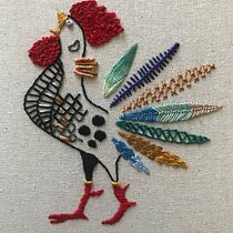 My project in Embroidery Techniques: Illustrating with Needle and Thread course. Un projet de Broderie de jesseyeve - 07.10.2021