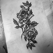 Il mio progetto del corso: Tatuaggio botanico con puntinismo. Projekt z dziedziny Trad, c, jna ilustracja, Projektowanie tatuaż, R i sunek botaniczn użytkownika Sofia Chiarenza - 07.10.2021