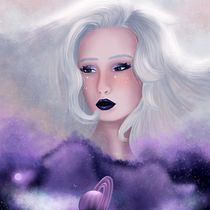 My project in Digital Fantasy Portraits with Photoshop course. Traditional illustration, Drawing, Digital Illustration, Portrait Drawing, Digital Drawing, and Digital Painting project by Celine Leonard - 09.09.2021