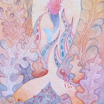 Mi Proyecto del curso: Acuarela en negativo para ilustración infantil. Traditional illustration, Painting, Pencil Drawing, Watercolor Painting, Children's Illustration, and Narrative project by Claudia Valencia - 10.07.2021