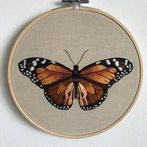 My project in Realistic Embroidery Techniques course. Embroider, and Traditional illustration project by m_habasinska - 10.08.2021