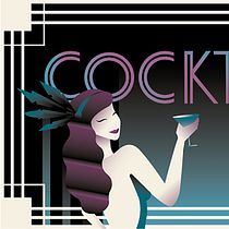 My project in Art Deco Style for Digital Illustration course. Traditional illustration, Fine Arts, Poster Design, and Digital Illustration project by federica.valenzisi - 10.08.2021