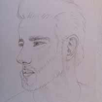 Mon projet du cours : Carnet de portraits : explorez le visage humain. Projekt z dziedziny Sketching,  R, sunek, Portret,  R, sunek art, st, czn i Sketchbook użytkownika gigilarose - 08.10.2021
