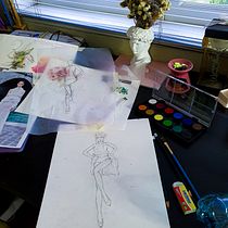 Mi Proyecto del curso:  Técnicas creativas para la ilustración de moda. Un projet de Illustration traditionnelle, Collage , et Dessin artistique de gsalas1992 - 08.10.2021
