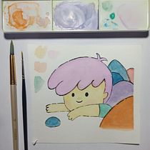 Mi Proyecto del curso: Técnicas de ilustración con acuarela y gouache. Traditional illustration, Fine Arts, Painting, Watercolor Painting, Children's Illustration, and Gouache Painting project by Alejandra Sanchez Leon - 10.08.2021