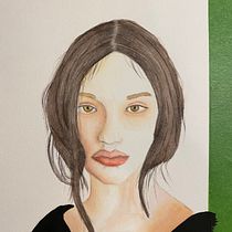 My project in Watercolor Portrait from a Photo course. Traditional illustration, Watercolor Painting, and Portrait Drawing project by Trinidad Peña - 10.08.2021