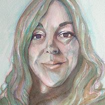 Mi Proyecto del curso: Retrato artístico en acuarela. Fine Arts, Painting, Watercolor Painting, and Portrait Drawing project by Aurora Sánchez - 10.09.2021