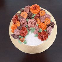 Mi Proyecto del curso: Flores de crema de mantequilla para cake design. Design, and DIY project by Luz Mariana Sánchez Santiago - 10.09.2021