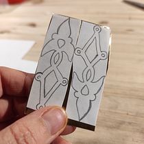 My project in Introduction to Jewelry Techniques with Metal course. Accessor, Design, Arts, Crafts, Jewelr, and Design project by Asja Vasiljev - 10.09.2021