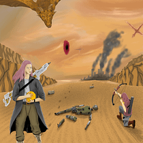 Mi Proyecto del curso: Ilustración digital de fantasía y ciencia ficción. Traditional illustration, and Digital Illustration project by Felipe Salorte Mella - 10.08.2021