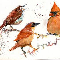 My project in Artistic Watercolor Techniques for Illustrating Birds course. Traditional illustration, Watercolor Painting, Realistic Drawing, and Naturalistic Illustration project by Leonie Fisher - 10.06.2021