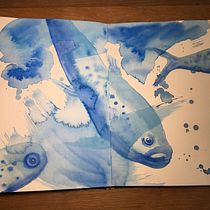 My project in Creative Watercolor Sketching for Beginners course. Traditional illustration, Sketching, Creativit, Drawing, Watercolor Painting, and Sketchbook project by claudia.martinowski - 10.10.2021