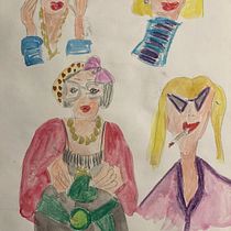 Mi Proyecto del curso: Técnicas de ilustración para desbloquear tu creatividad. Design, Traditional illustration, Fine Arts, Painting, Creativit, Creating with Kids, and Sketchbook project by Paola Bizioli - 10.10.2021