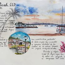 Mi Proyecto del curso: Cuaderno de viaje en acuarela. Traditional illustration, Watercolor Painting, Sketchbook, and Architectural Illustration project by Nora A Conti Liesac - 10.10.2021