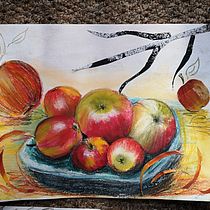 Taste of Autumn.... Traditional illustration, Painting, Drawing, Watercolor Painting, Ink Illustration, and Naturalistic Illustration project by Aneta Karnas - 10.11.2021