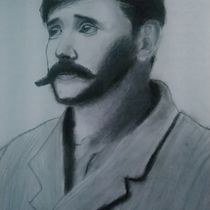 My project in Realistic Portrait with Graphite Pencil course. Traditional illustration, Fine Arts, Sketching, Pencil Drawing, Drawing, Portrait Drawing, Realistic Drawing, Artistic Drawing, and Figure Drawing project by Cariston Varnicker - 10.11.2021
