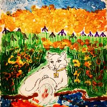 My project in Acrylic Illustration: Create a Magical Universe  course. Traditional illustration, Painting, Creativit, Acr, and lic Painting project by Manolache Roxana Catalina - 10.08.2021