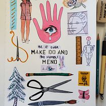 My project in Inside a Creative Notebook: Explore Your Illustration Process course. Traditional illustration, Sketching, Creativit, Drawing, Watercolor Painting, Children's Illustration, Sketchbook, and Gouache Painting project by thedra3 - 10.11.2021