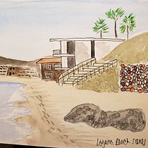Sisters, Laguna Beach August 2021. Traditional illustration, Writing, Creativit, Drawing, Sketchbook, and Narrative project by Laurie - 10.12.2021