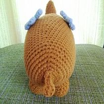 Mi Proyecto del curso: Rinoceronte con alas . Arts, Crafts, To, Design, Fiber Arts, DIY, and Crochet project by Lorena Isabel Conejeros Alvarez - 10.11.2021